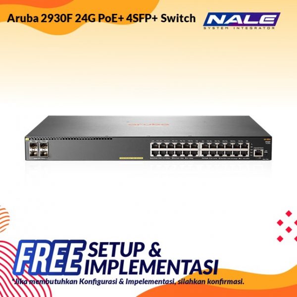 Aruba 2930F 24G PoE+ 4SFP+ Switch (JL255A)