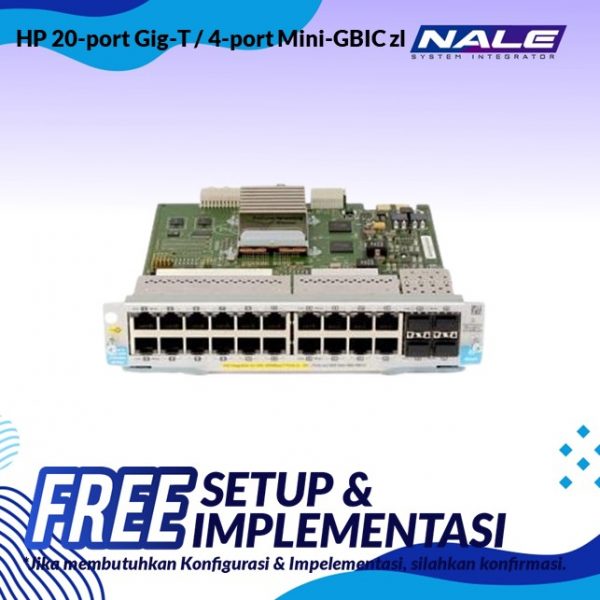 HP 20-port Gig-T / 4-port Mini-GBIC zl (J8705A)
