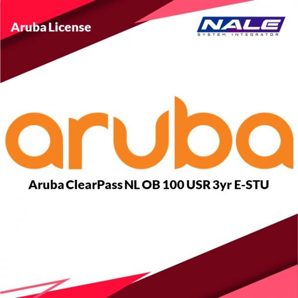 Aruba ClearPass NL OB 100 USR 3yr E-STU